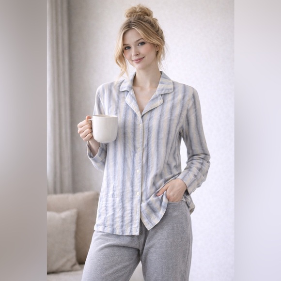 Deane & White Other - Silk / Cotton PJ Top